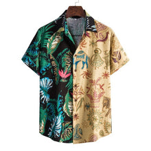 Load image into Gallery viewer, Men's Harajuku Short Sleeve Vintage Hawaiian Beach Shirts for Men
