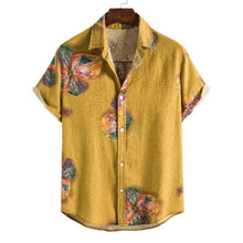 Load image into Gallery viewer, Men's Harajuku Short Sleeve Vintage Hawaiian Beach Shirts for Men
