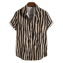 Load image into Gallery viewer, Men's Harajuku Short Sleeve Vintage Hawaiian Beach Shirts for Men
