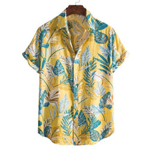 Load image into Gallery viewer, Men's Harajuku Short Sleeve Vintage Hawaiian Beach Shirts for Men

