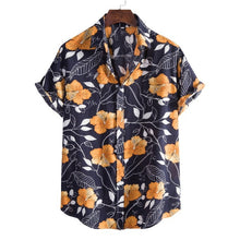 Load image into Gallery viewer, Men's Harajuku Short Sleeve Vintage Hawaiian Beach Shirts for Men
