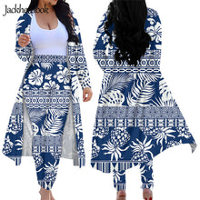 Load image into Gallery viewer, Hawaiian Style Tapa Fabric Patchwork Print 2 Piece Set for Women
