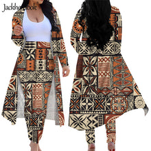 Load image into Gallery viewer, Hawaiian Style Tapa Fabric Patchwork Print 2 Piece Set for Women
