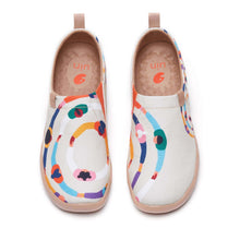 Load image into Gallery viewer, Canvas Casual Flat Shoes Art Painted Travel Shoes for Women
