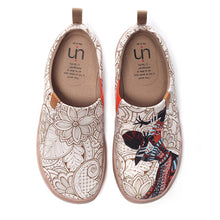 Load image into Gallery viewer, Women's Retro Sports Black Pearl Exotic Style Canvas Travel Shoes
