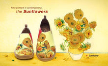 Load image into Gallery viewer, Women's Canvas Slip On Floral Knit Art Painted French Style Shoes
