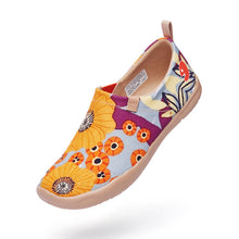 Load image into Gallery viewer, Women's Canvas Lightweight Flower Art Painted Travel Shoes
